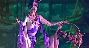 Ancient Sound of Dunhuang performance, Dunhuang, Gansu Province, China, Asia