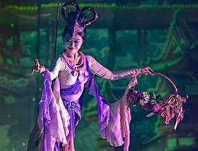 Ancient Sound of Dunhuang performance, Dunhuang, Gansu Province, China, Asia