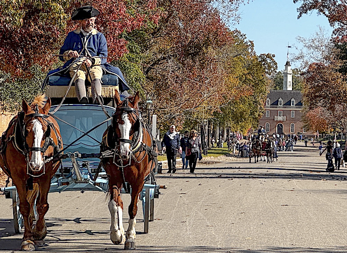 Duke of Gloucester Street in Colonial Williamsburg