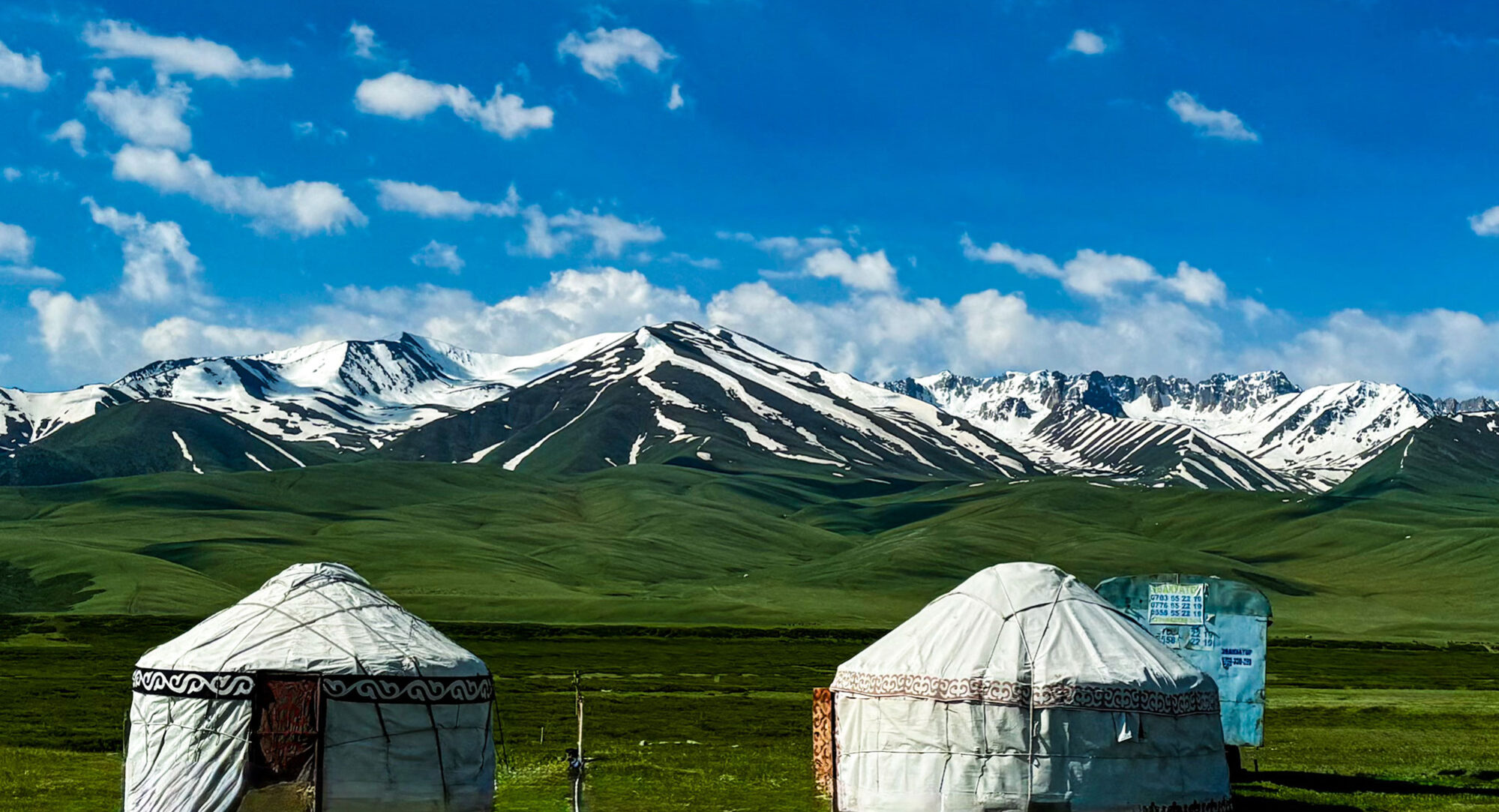 Breeding horses and summering in yurts up on high mountain pastures is a part of Kyrgyz culture.