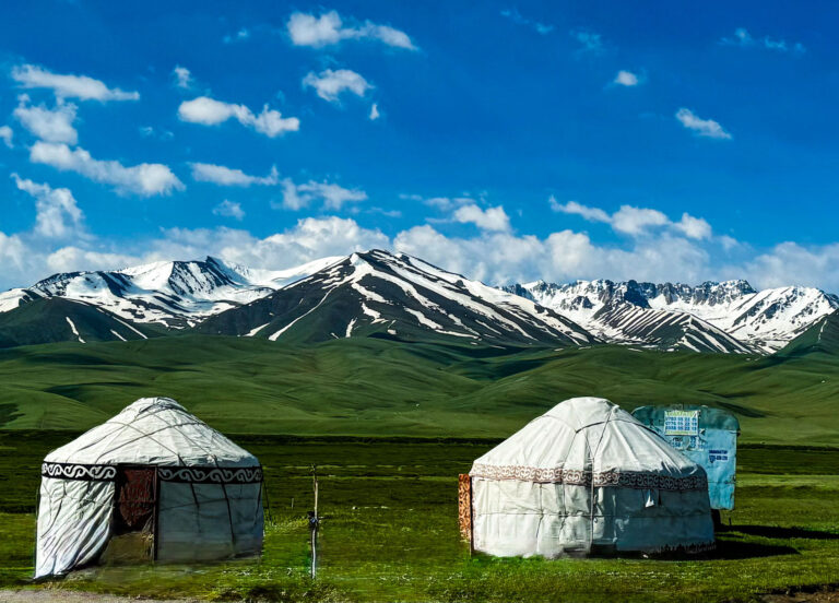 Breeding horses and summering in yurts up on high mountain pastures is a part of Kyrgyz culture.