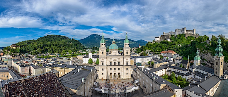 Cathedral Square in Salzburg