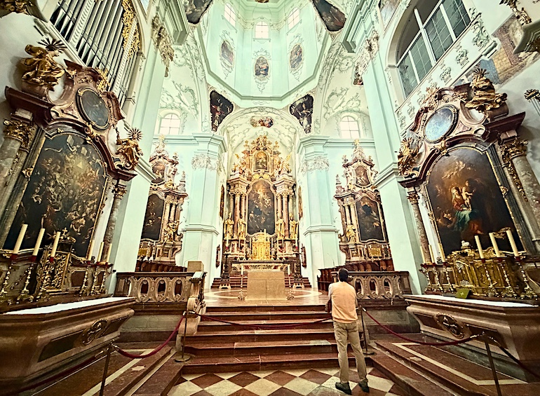 St. Peter's Abbey Church in Salzburg was financed on salt.