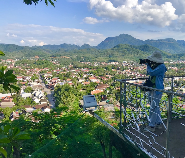 Phousi Hill offers excellent views of Luang Prabang and the Nam Khan river.