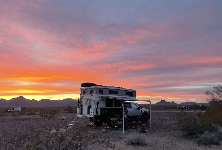 Another incredible sunset in Quartzsite, Arizona