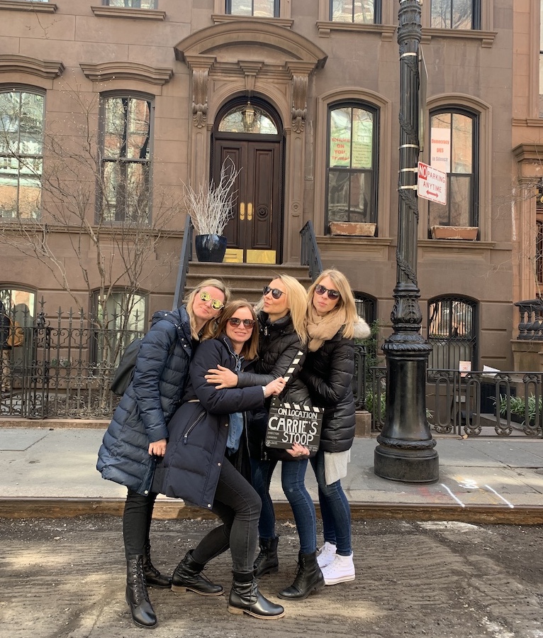 Manhattan Brown Stone at 66 Perry Street where the four women appearing in the show were said to live. 