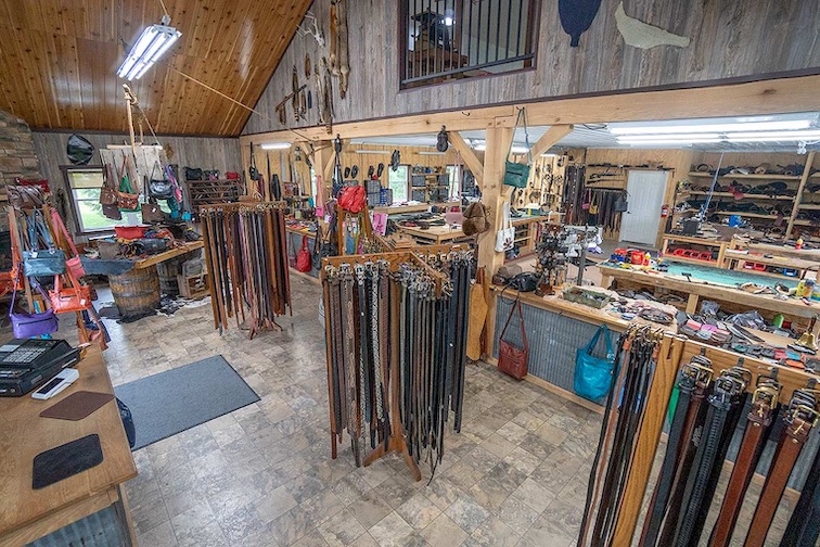 Silver Star Leather makes belts, purses and other leather goods